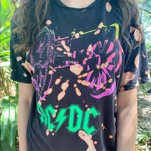 2000s AC/DC Bleached Tee